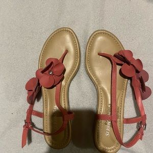floral sandals